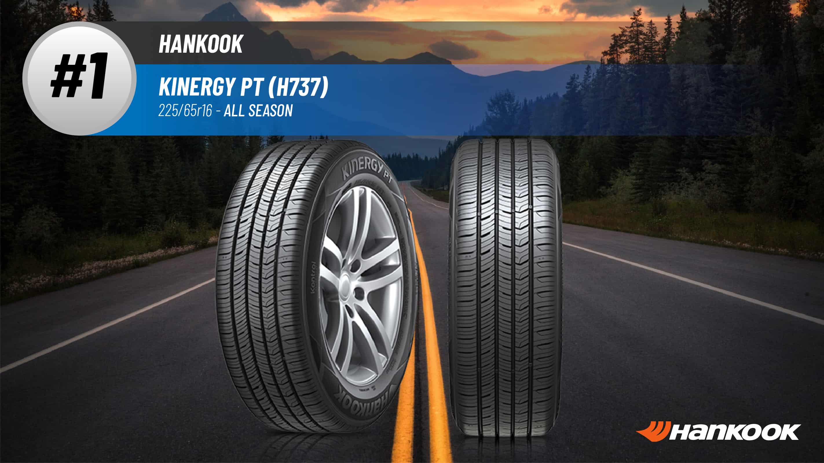 Top #1 All Season Tires: Hankook Kinergy PT (H737) – best 225/65r16
