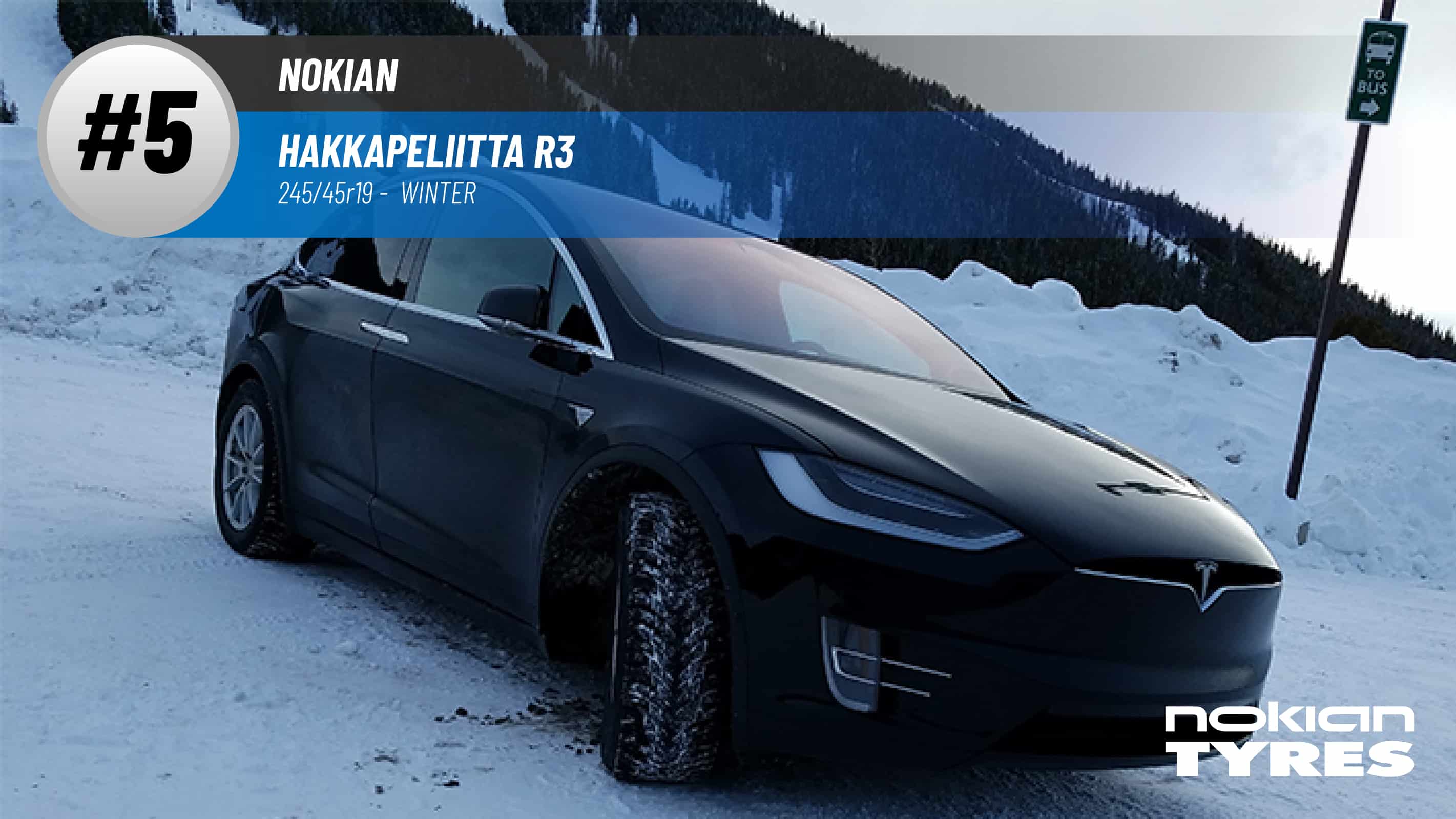 Top #5 Winter Tires: Nokian Hakkapeliitta R3 – 245/45r19
