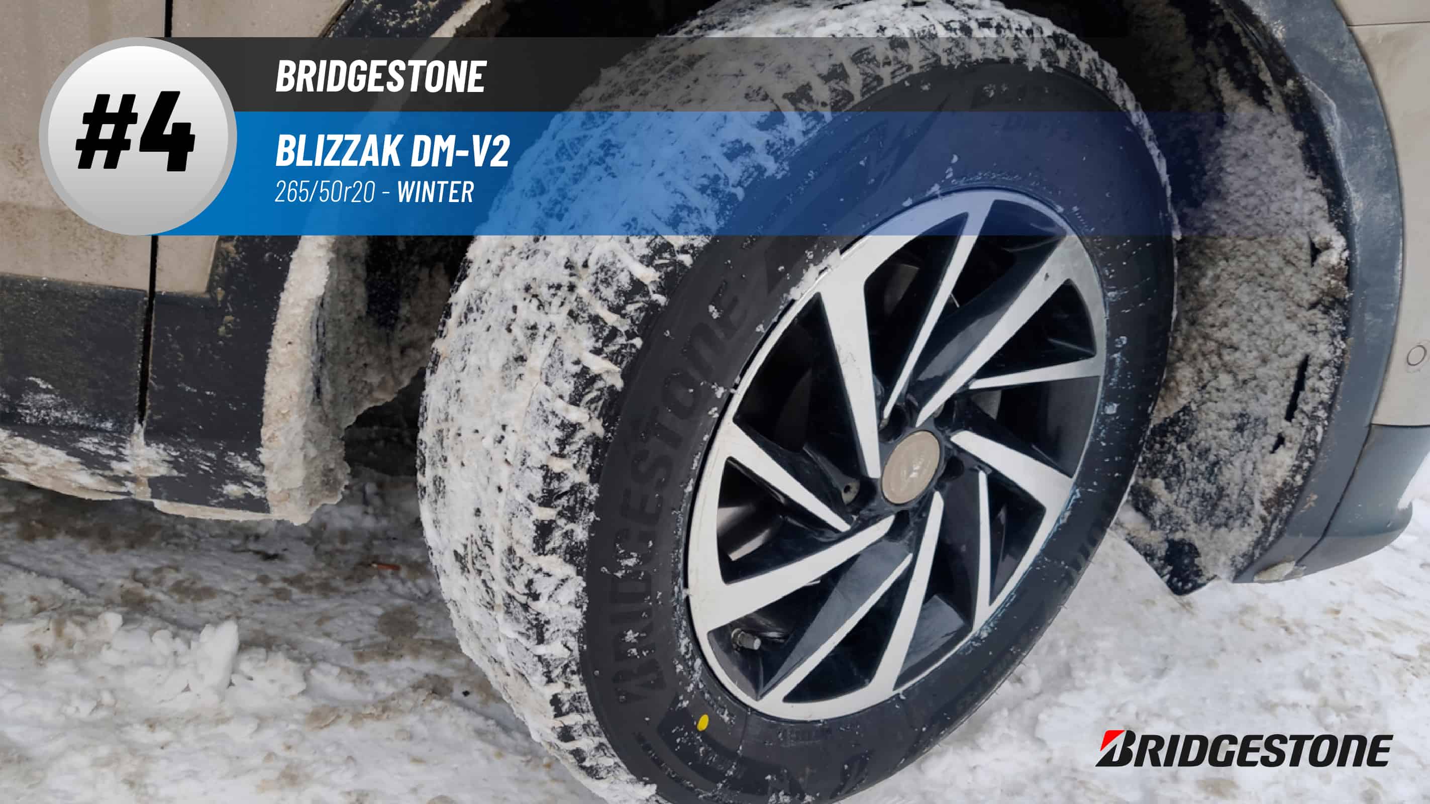 Top #4 Winter Tires: Bridgestone Blizzak DM-V2 – best 265/50r20