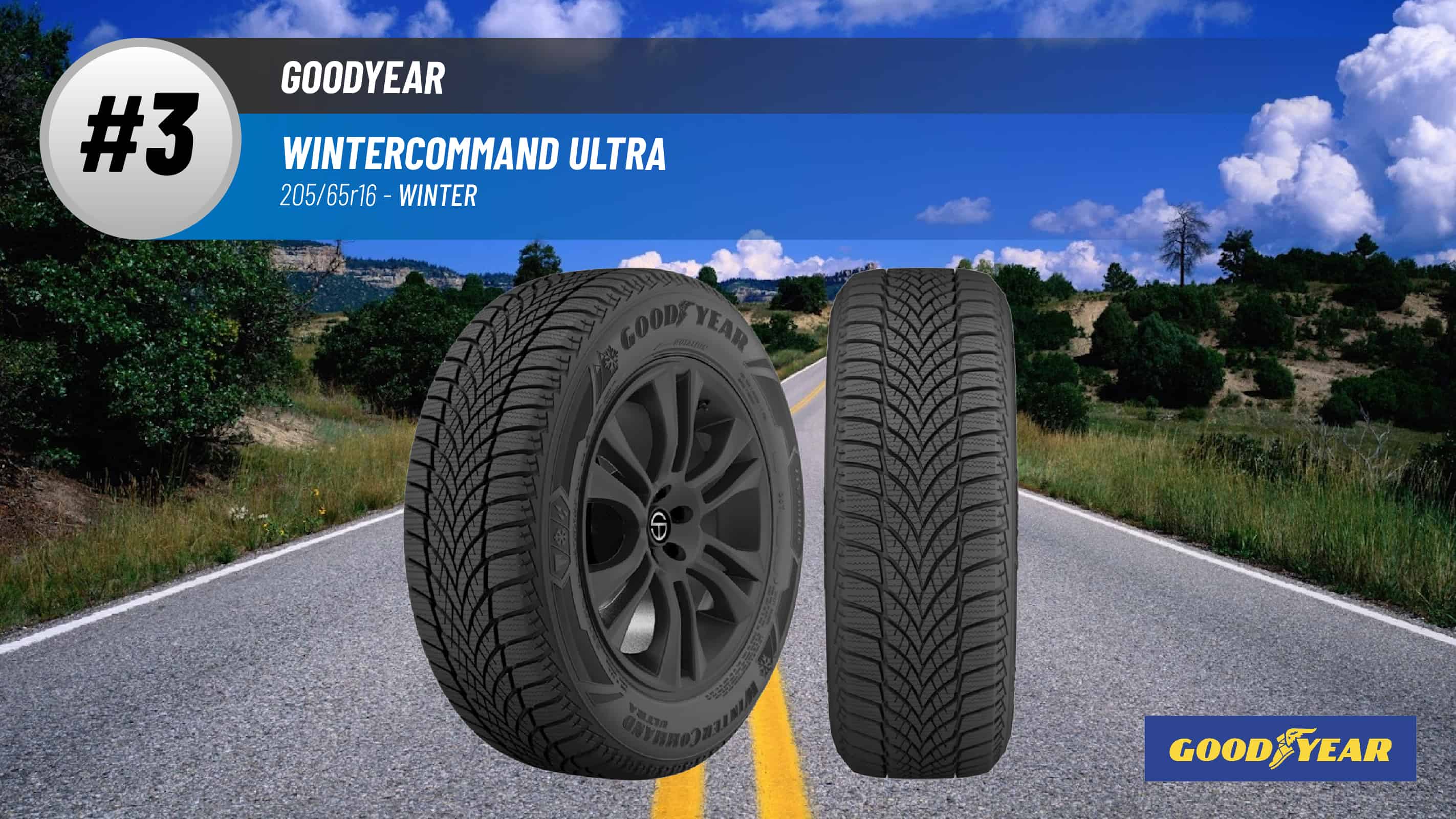 Top #3 Winter Tires: Goodyear Wintercommand Ultra –best 205/65 R16