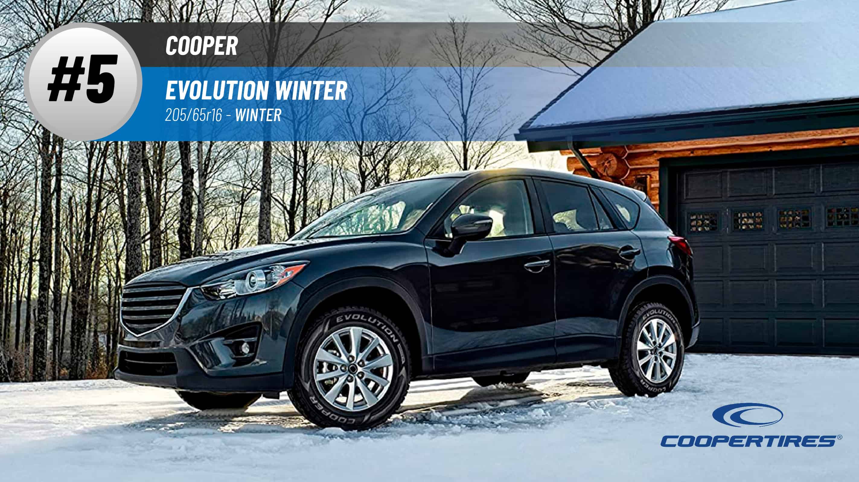 Top #5 Winter Tires: Cooper Evolution Winter –best 205/65 R16
