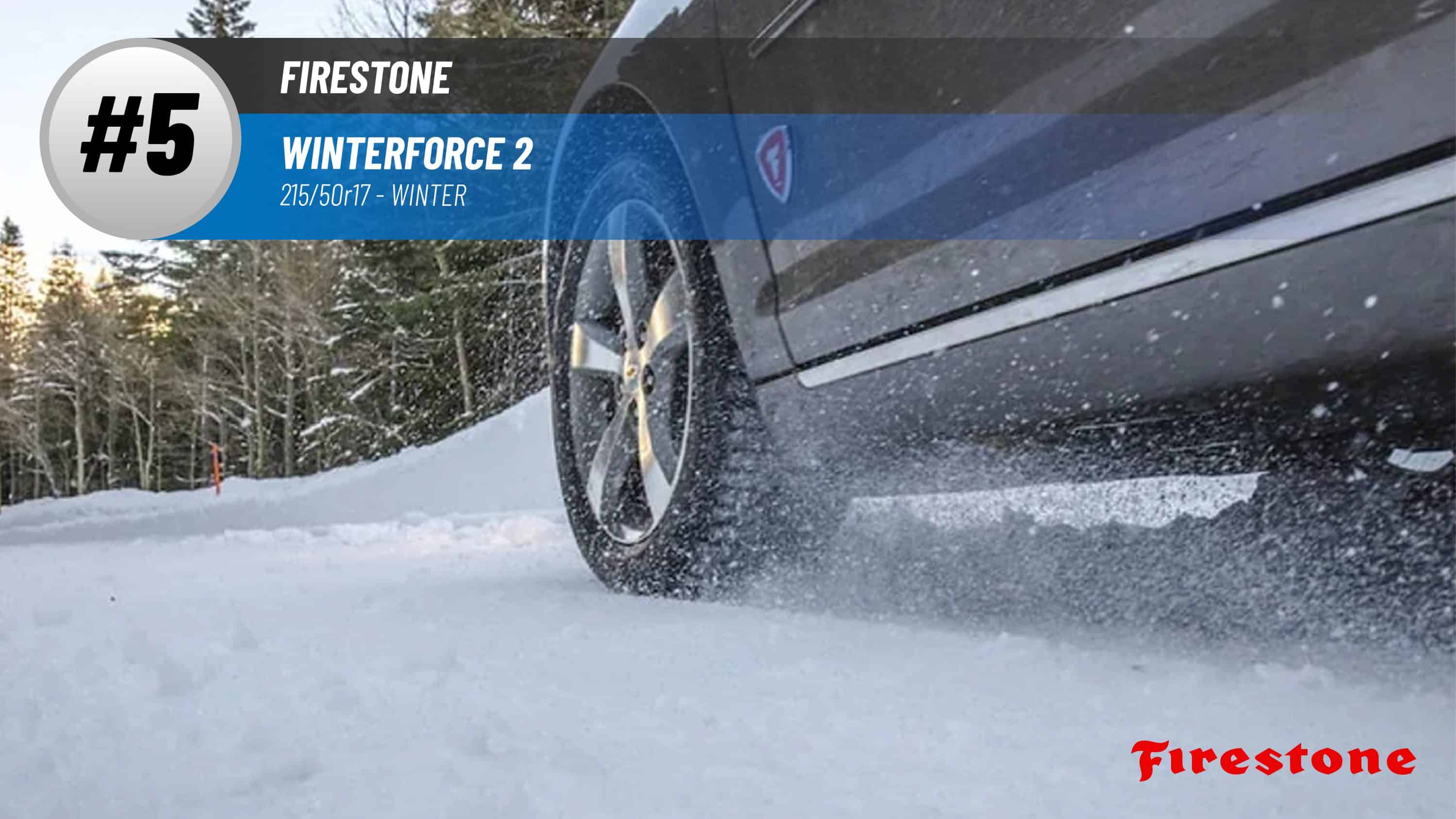 Top #5 Winter Tires: Firestone Winterforce 2 – 215/50R17
