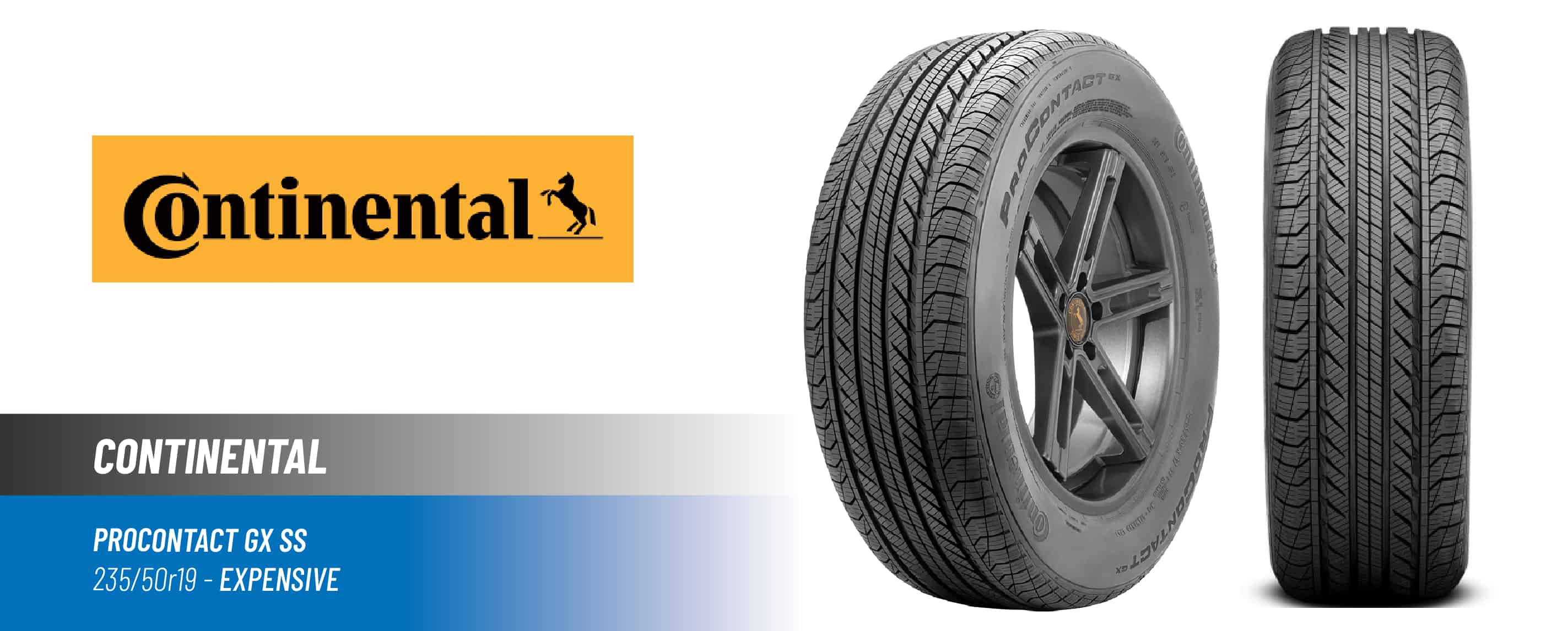 Top#5 High Price: Continental ProContact GX SSR – best 235/50 r19