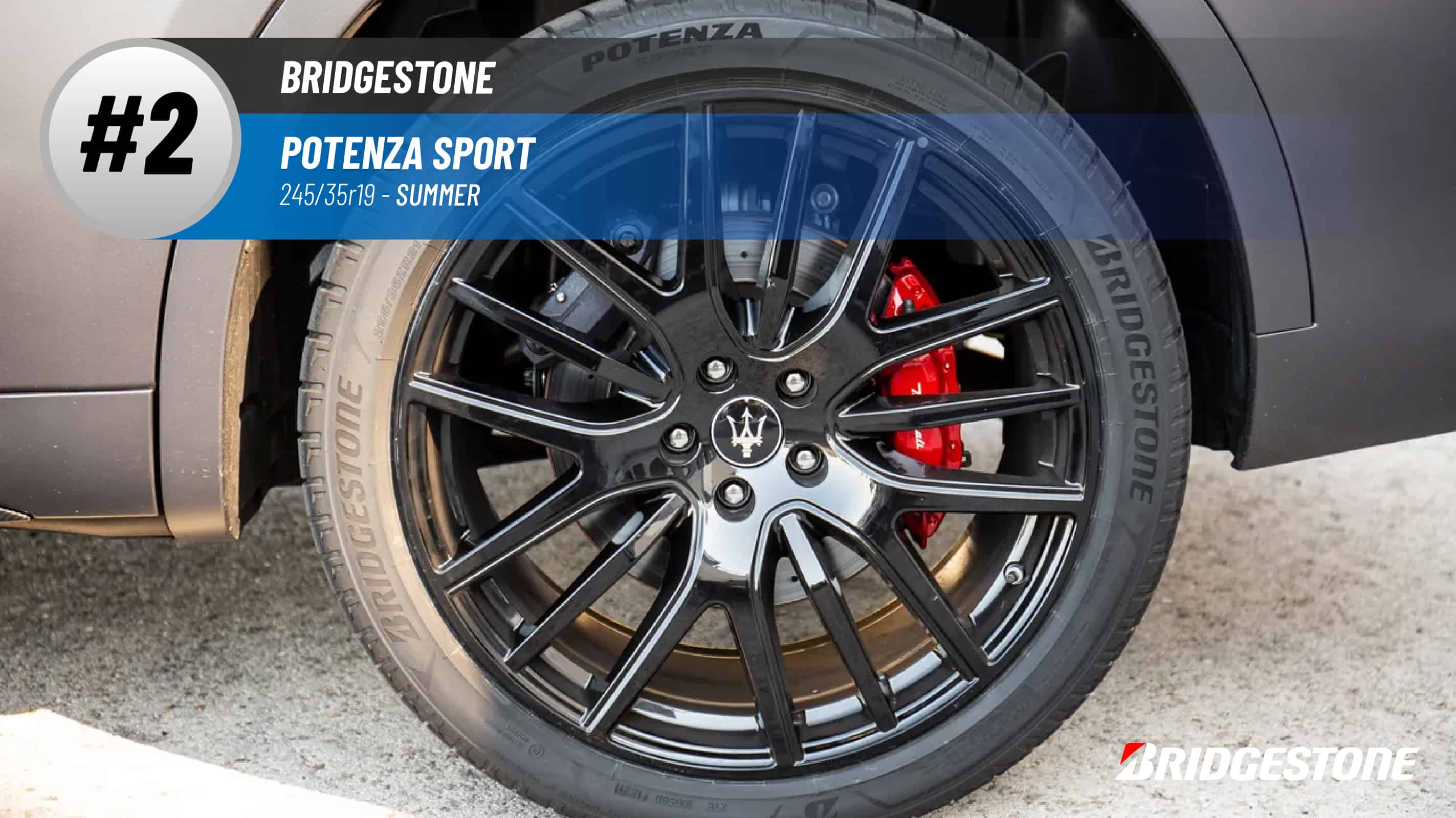 Top #2 Summer Tires: Bridgestone Potenza Sport –best 245/35r19