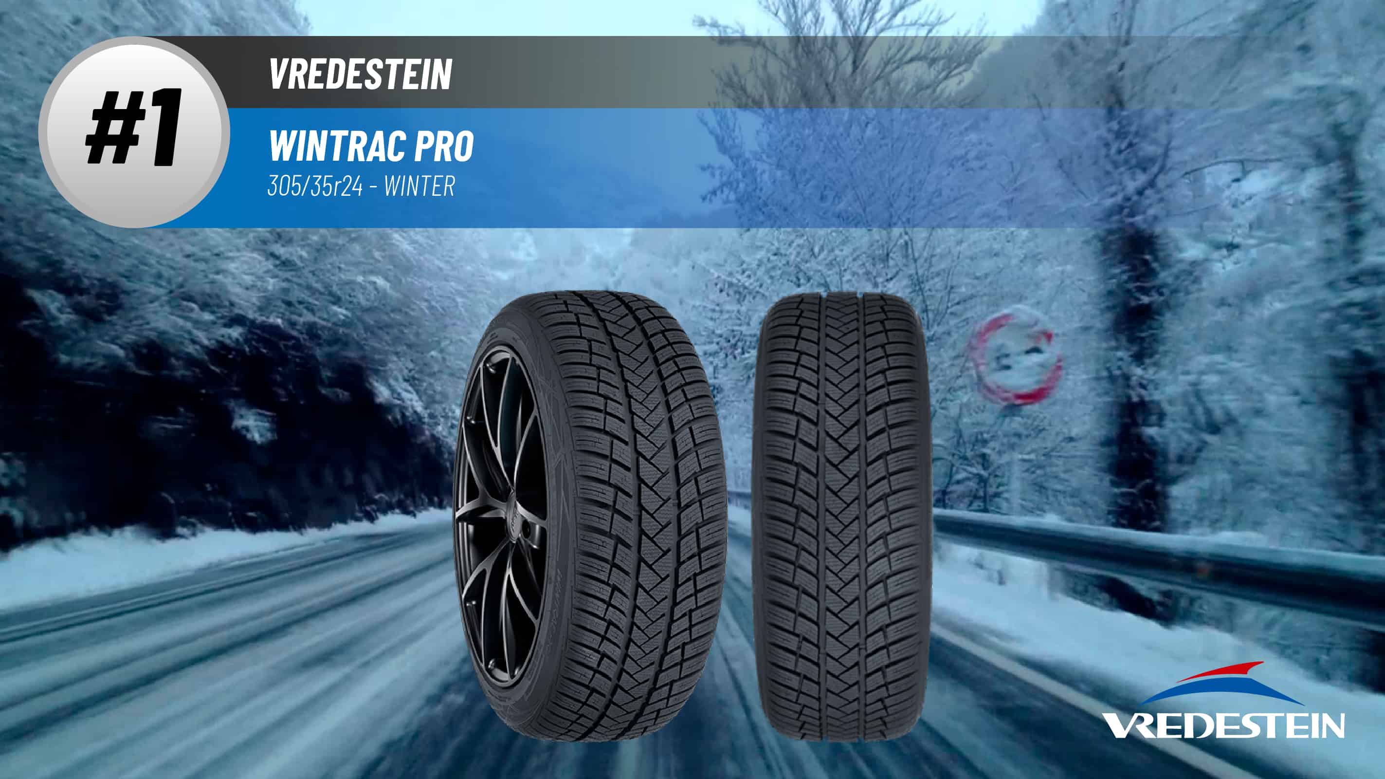 Top #1 Winter Tires: Vredestein Wintrac Pro – 305/35R24