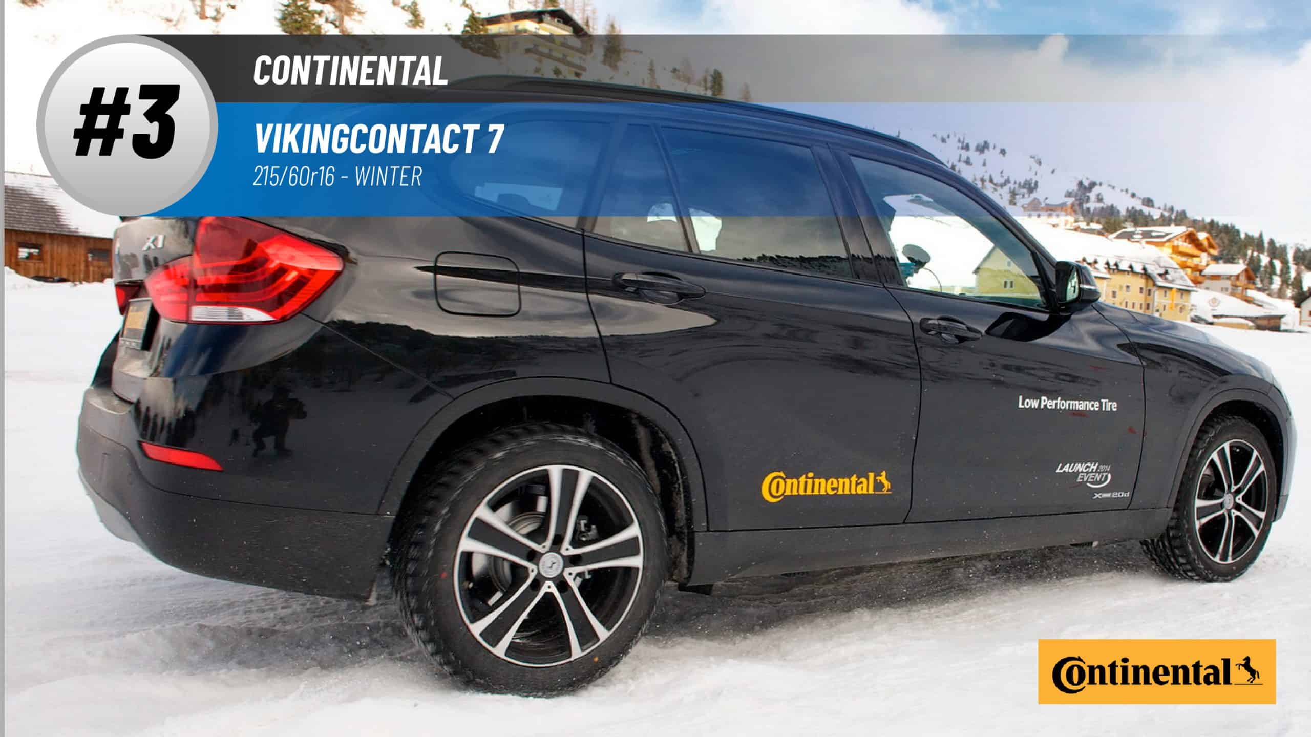 Top #3 Winter Tires: Continental VikingContact 7 – 215/60r16
